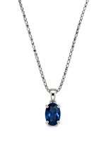 Necklace Idee Preziose dal 1987 Woman in White Gold Zaffiro IP.CK18B/6Z